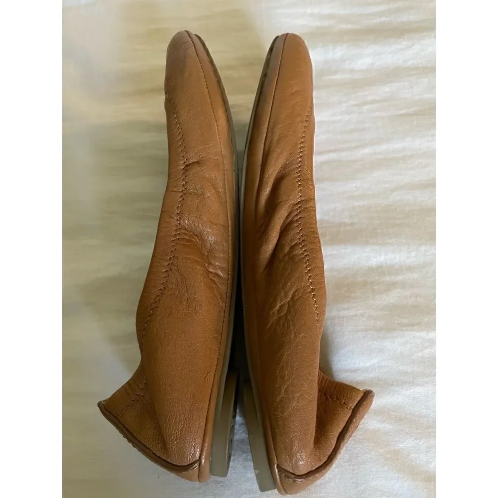 Tory Burch Eddie Ballet Flat in Royal tan Size 6.5